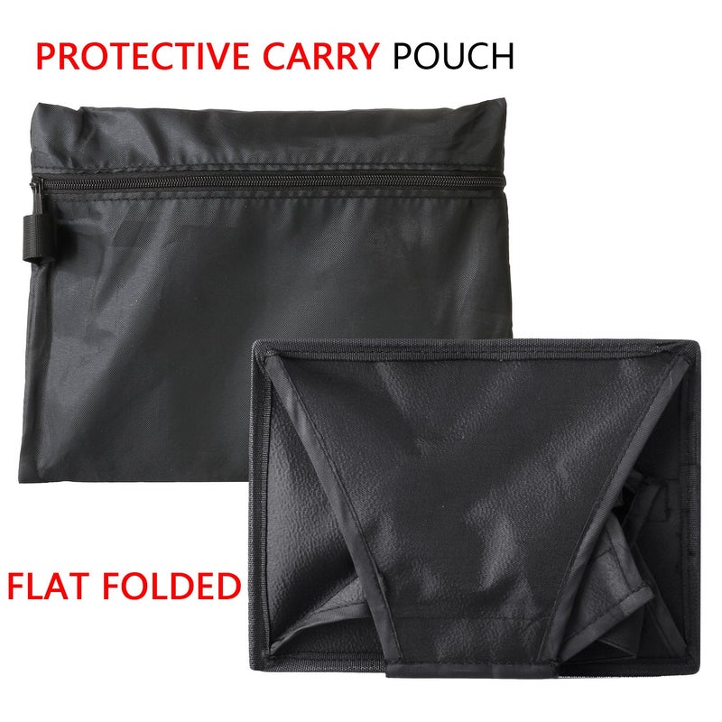 waka Flash Diffuser Light Softbox, [2 Pack] Speedlight Softbox Collapsible with Storage Pouch - 8" Octagon Softbox + 8"x6" for Canon, Yongnuo and Nikon Speedlight - Image 5